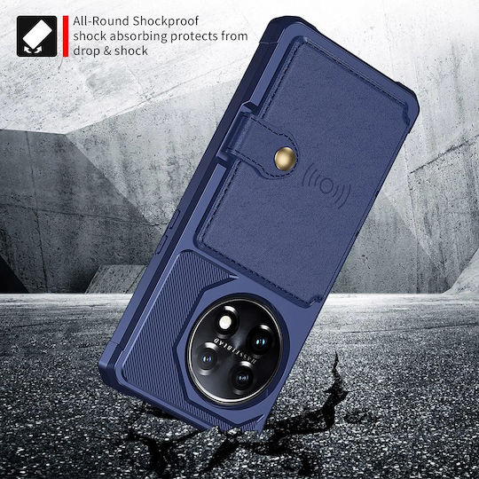HappyCase Портмоне Силикон 0.5мм Син (OnePlus 11)
