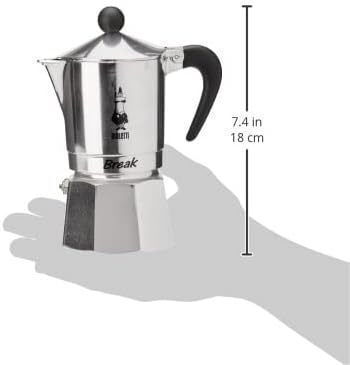 Bialetti Break Μπρίκι Espresso 3cups Μαύρο