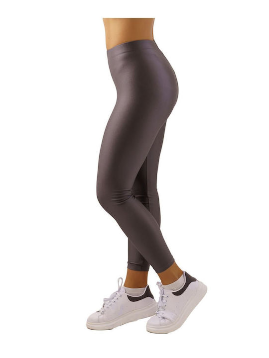 Women's Legging Shiny Anthracite