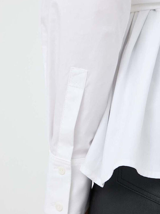 Women's Long Sleeve Shirt White