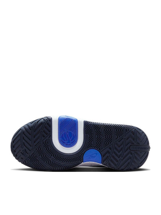 Team Hustle Kids Sports Shoes Running with Hoop & Loop Closure Blue