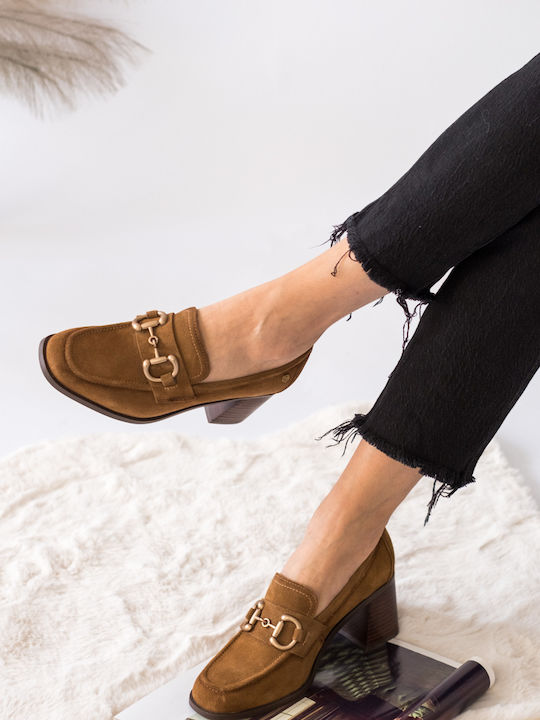 Suede Γόβες Μαύρες