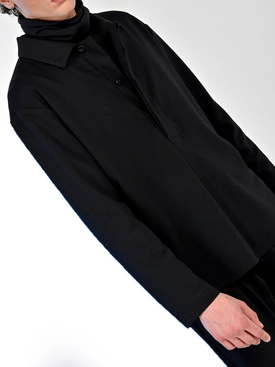 Langärmlig Hemd Black