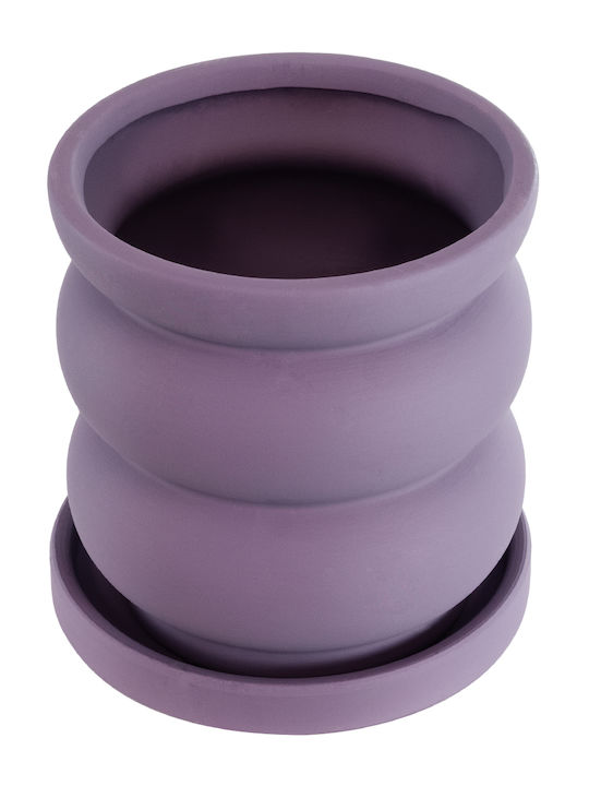 GloboStar Pot Purple 14x14x15cm