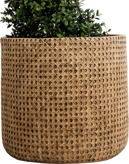 GloboStar Artificial Garden Giuseppe Ghiveci Poliester Maro cu suport 35x35x33εκ.