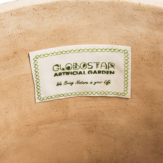 GloboStar Artificial Garden Giuseppe Ghiveci Poliester Maro cu suport 35x35x33εκ.