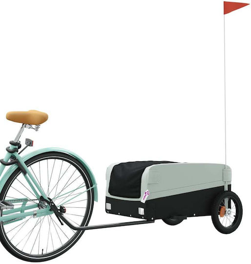 Vidaxl Anhänger Fahrradzubehör Schwarz Grau 30 Kilo Eisen