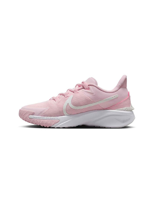 Nike Αthletische Kinderschuhe Laufen Star Runner 4 Rosa