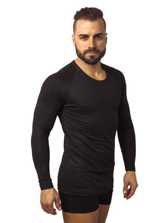 Kota 2006 Bluza termica pentru barbati cu maneci lungi Negru