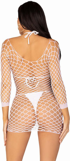 Leg Avenue Mini Sexy Φόρεμα Λευκό