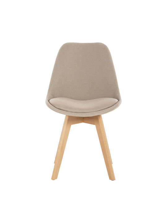 Vegas Stühle Speisesaal Beige 1Stück 48x58x80cm