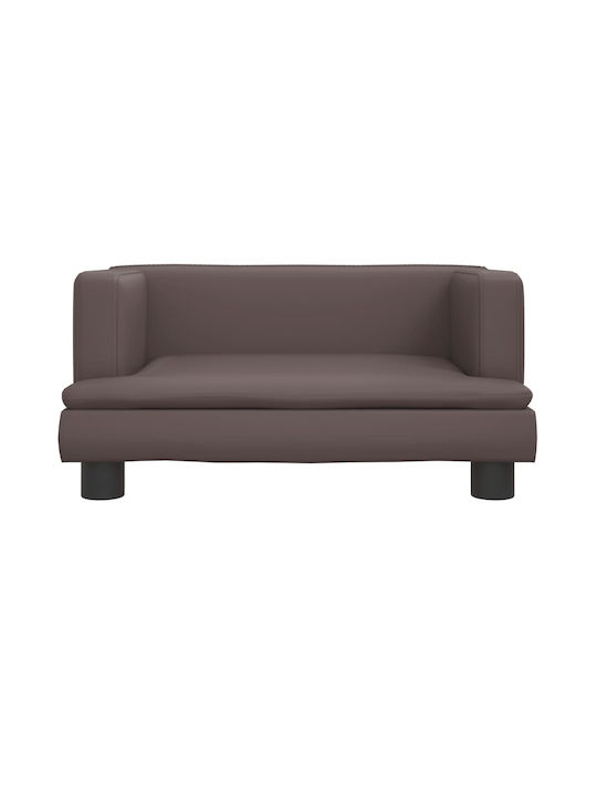 Kids Sofa Brown 60x40x30cm