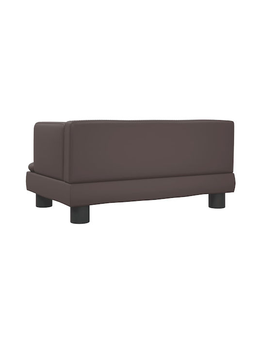 Kids Sofa Brown 60x40x30cm