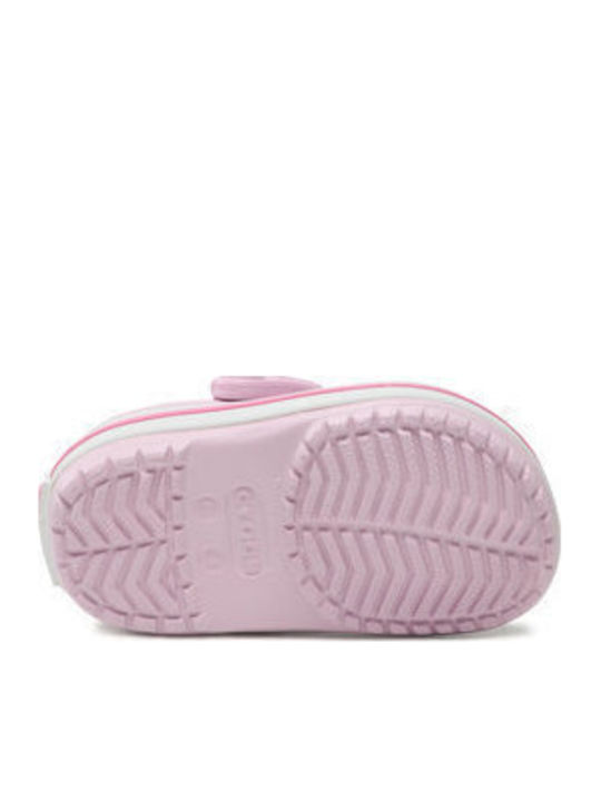Crocband Clog T Children's Anatomical Beach Shoes Pink