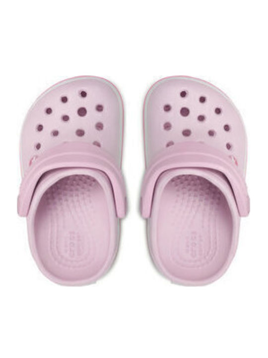 Crocband Clog T Children's Anatomical Beach Shoes Pink