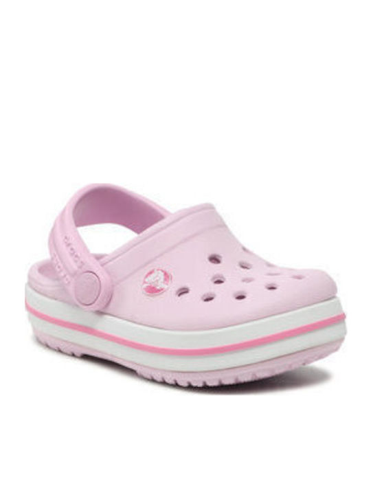 Crocband Clog T Children's Anatomical Beach Shoes Pink
