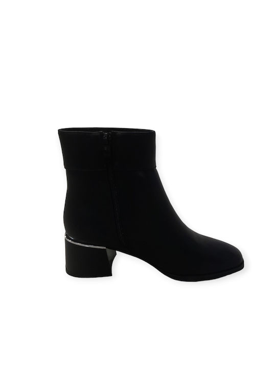 La Bottine Souriante Women's Ankle Boots with Medium Heel Black