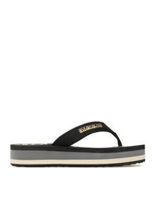 Stick Women's Platform Flip Flops Black
