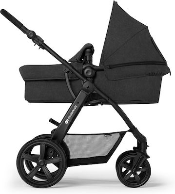 Kinderkraft Moov CT Mink Pro Adjustable 3 in 1 Baby Stroller Suitable for Newborn Black 12kg