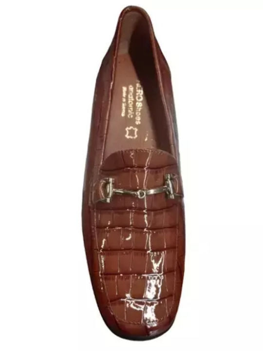 To Be Yourself Leather Tabac Brown Heels