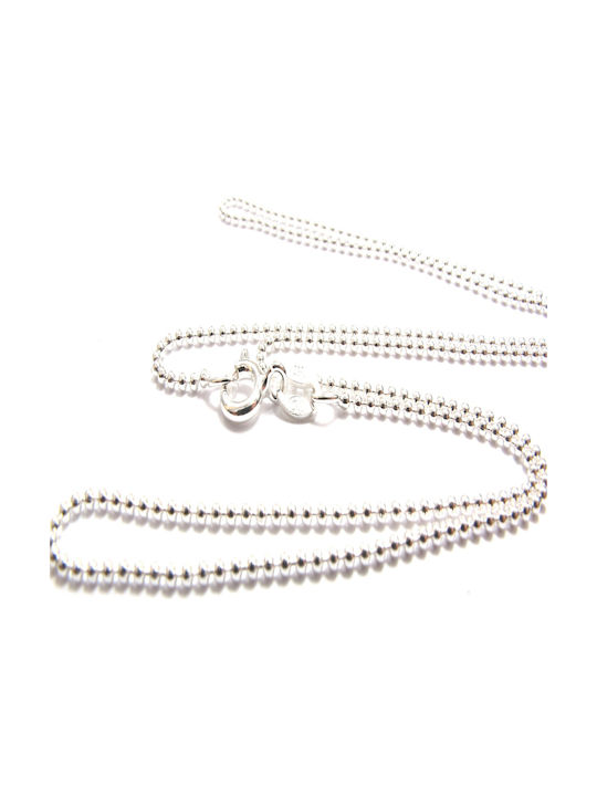 Silver Chain Neck Thin Thickness 1.2mm