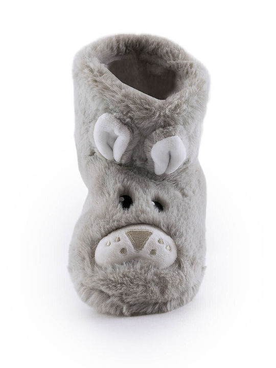 Kids Slippers Boots Gray