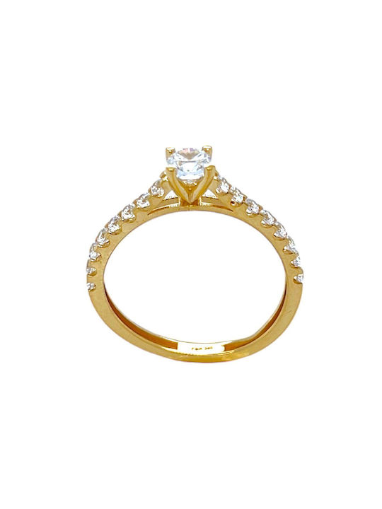 Xryseio Single Stone from Gold 14K