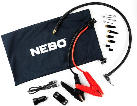 Nebo Tragbarer Batterie-Starter Auto & Motorrad 1500A mit Power Bank USB 12V