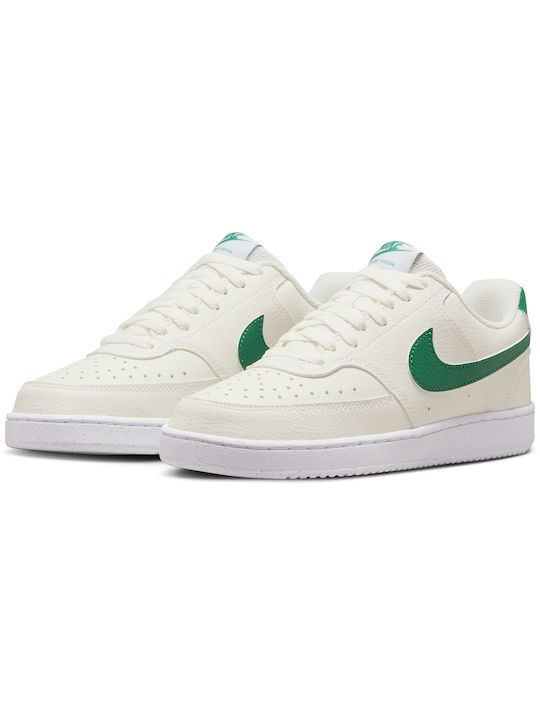 Nike Court Vision Low Next Nature Γυναικεία Sneakers Sail / Malachite / White