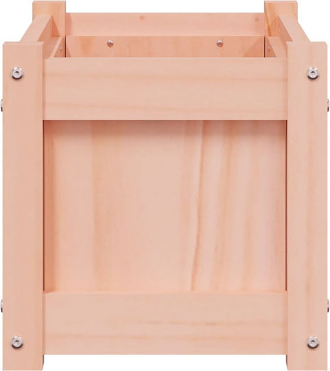vidaXL Set 2 Planters Wooden Brown