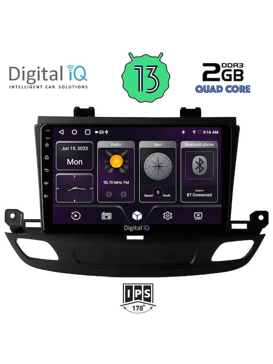 Digital IQ Car Audio System for Opel Insignia 2018> (Bluetooth/USB/WiFi/GPS) with Touch Screen 9"