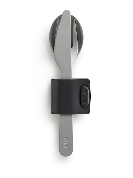 Lekue Cutlery Set Stainless Gray 3pcs