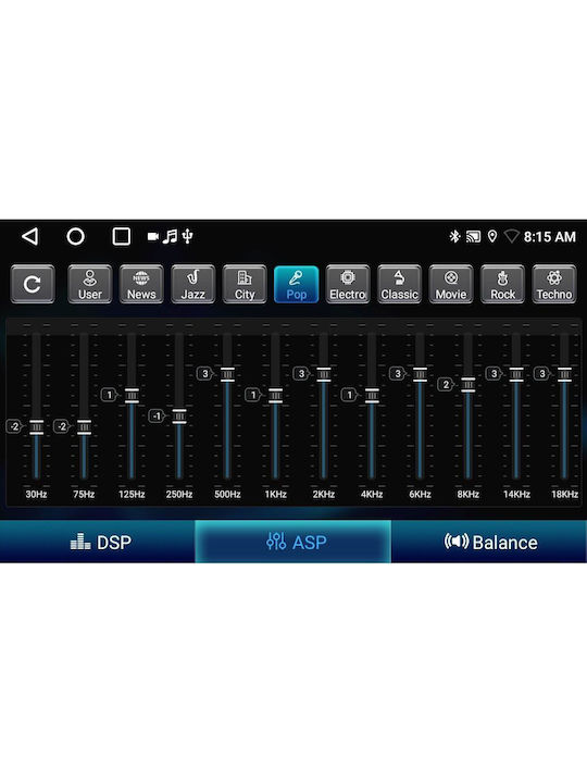 Digital IQ Автомобилна Аудио Система (Блутут/USB/AUX/WiFi/GPS/Apple-Carplay/Android-Auto) с Тъчскрийн 9"