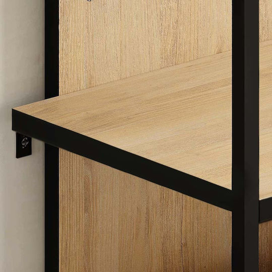Archy Мебели за антре със Закачалка и Шкаф за Обувки Sapphire Oak 53x31.7x180см