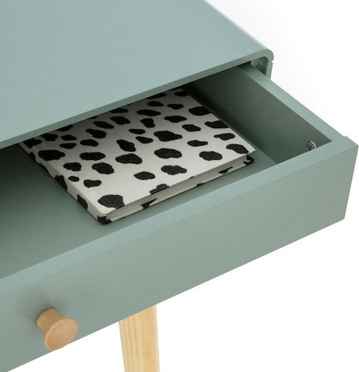 Desk Jimi Wooden Green 120x53x75cm