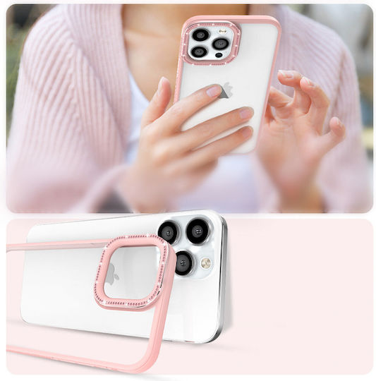 Kingxbar Sparkle Series Back Cover Plastic Pink (iPhone 13 Pro Max)