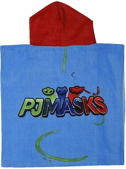 Stamion PJ Masks Poncho De Plajă Pentru Copii PJ Masks 100 X 50 Cm