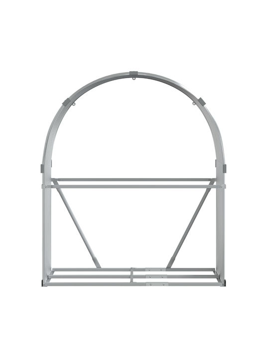 vidaXL Metallisch Regal Holzlagerung 120x45x140cm
