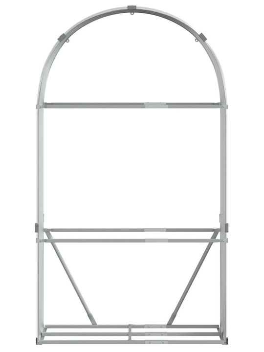 vidaXL Metallisch Regal Holzlagerung 120x45x210cm