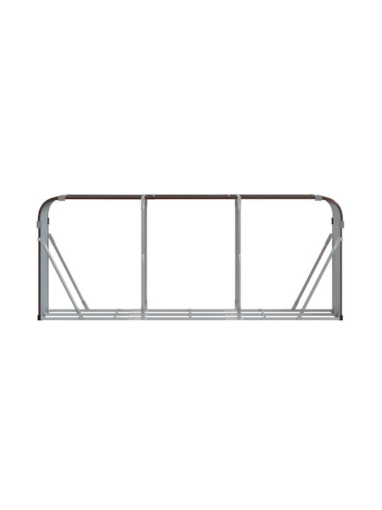 vidaXL Metallisch Regal Holzlagerung 234x45x100cm
