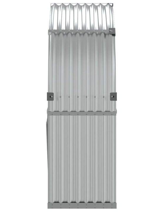 vidaXL Metallisch Regal Holzlagerung 120x45x140cm