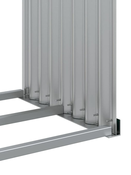 vidaXL Μεταλλικό Ράφι Αποθήκευσης Ξύλων 120x45x100cm Πράσινο