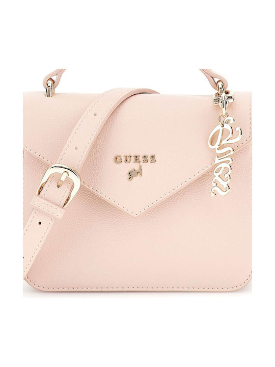 Guess Kids Bag Shoulder Bag Pink 14.5cmx4.5cmx17.5cmcm