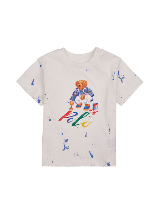 Ralph Lauren Kinder-T-Shirt Weiß