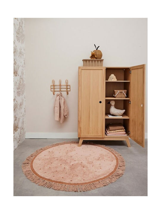 Tapis Petit Juul Детско килимче Dot Pink Кръгло с диаметър 130см