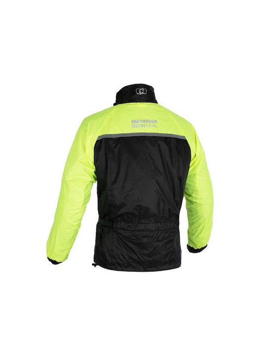 Oxford Rainseal Men's Waterproof Riding Jacket Black/Yellow