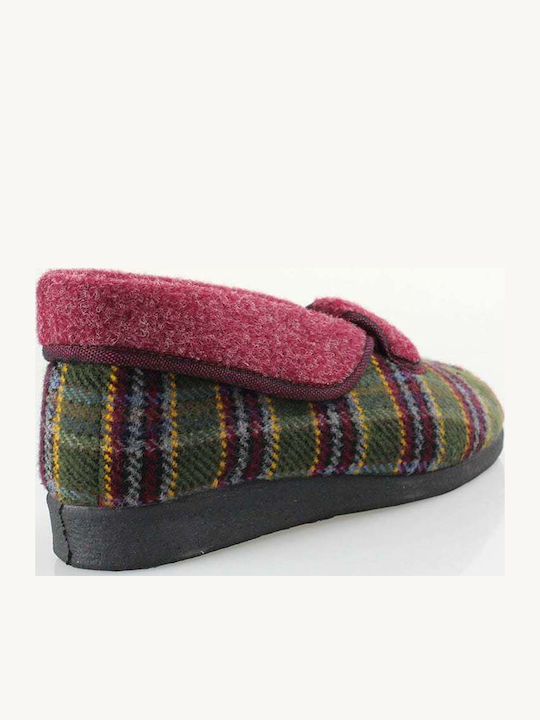Closed Women's Slippers Burgundy