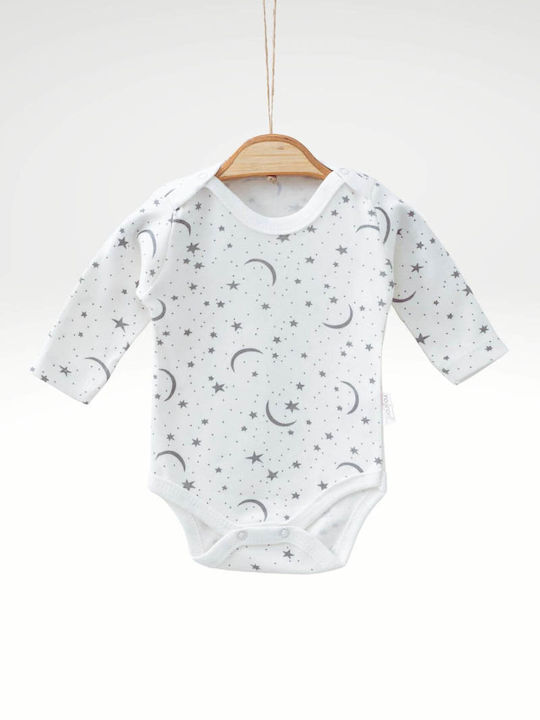 Nayinom Baby Bodysuit Set Long-Sleeved with Pants ecru