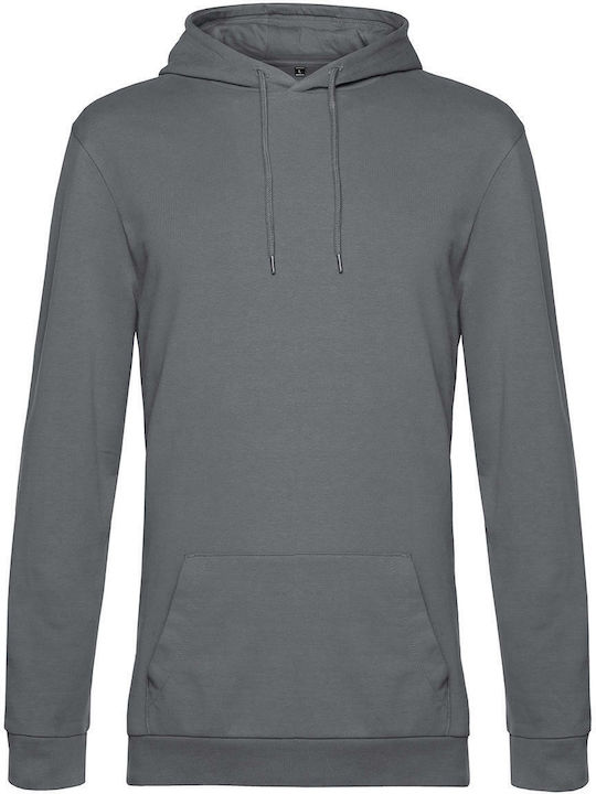 B&C Men's Long Sleeve Promotional Sweatshirt Gray