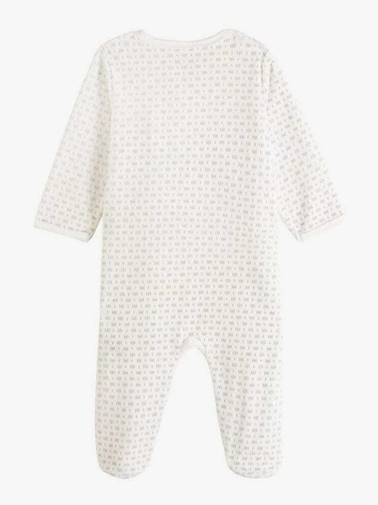 Petit Beguin Ecru Baby-Strampler Petit Beguin Ecru Baby-Strampler